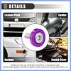 PARSLUCK Universal Finishing Countersunk Fender Bumper Washers, Gasket Screw Engine Bay Fastener Kit for Car Motorcycle Mechanical RC Parts, M6, Durable, Aluminum Alloy, Purple, 6pcs Stable view 3