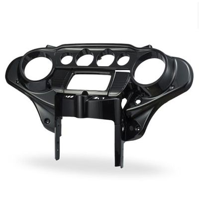 Advanblack Black Hills Gold Motorcycle Inner Fairing Batwing Inner Speedometer Cowl Fairings for 2014-2023 Harley Electric Street Glide/Street Glide/Ultra Classic