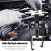 Tassteen 1 PCS Engine Overhead Valve Spring Compressor Valve Remover Installer Tool Black & Silver Plastic+Metal Valve Spring Keeper Tool view 2