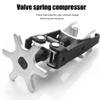 Tassteen 1 PCS Engine Overhead Valve Spring Compressor Valve Remover Installer Tool Black & Silver Plastic+Metal Valve Spring Keeper Tool view 3