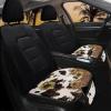 GLENLCWE Sunflower Cowhide Print Car Front Seat Covers Set of 2 Comfortable Auto Seat Protector with Non Slip Backing Universal Fit Most Cars, Trucks, SUVs view 1
