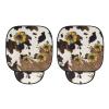 GLENLCWE Sunflower Cowhide Print Car Front Seat Covers Set of 2 Comfortable Auto Seat Protector with Non Slip Backing Universal Fit Most Cars, Trucks, SUVs view 4