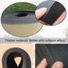 sdneNest Garage Column Protector Wall Corner Guard for Parking Garages, Anti Collision Waterproof Foam for Warehouse Garage Parking Assist to Protect Parking, and War,Black-3cm-6m view 3