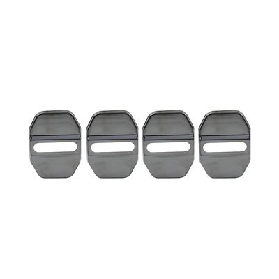 Liru 4 Pcs Door Entry Guard Car Door Lock Protective Door Latch Guard Stainless Steel Titanium Black for BMW 1 Series F40 2019+