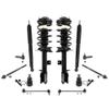 YUANKEECE Suspension Kit Assembly Front Rear Left Driver Right Passenger Inner Outer Lower Side Greasable Complete Struts Shocks Tie Rods for Ford for Escape 01-07,for Mazda for Tribute 01-06 view 1