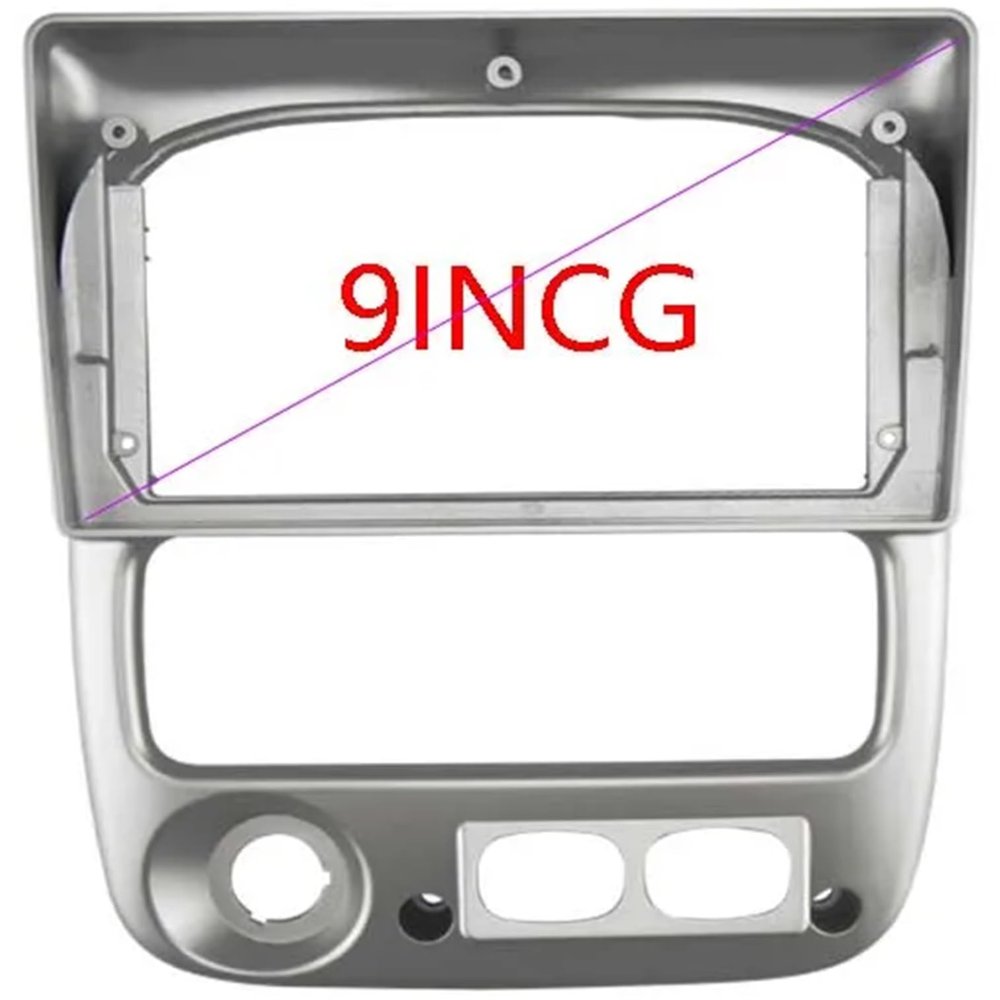 KITQLPG 9INCH Car Radio Fascia Frame Compatible with Rio Qianlima 2004-2006 Big Screen Auto GPS Refitting Frame