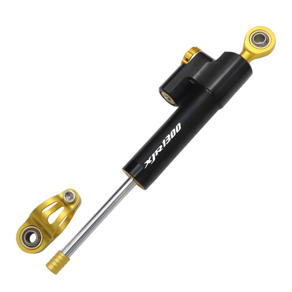 for YAMAHA XJR1300 XJR 1300 FJR 1300 FJR1300 Universal Motorcycle CNC Steering Dampers Stabilizer Safety Control 1 Order(Black Gold)