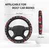 Fresh Watermelon Printed Steering Wheel Cover, 15-inch Universal Steering Wheel Protective Cover, Anti-Slip, Sweat-Absorbing, view 4