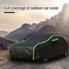 Waterproof All-Weather Car Cover Compatible with Lexus NX350 2022-2024 Windproof,UV-Resistant,Dustproof with Zipper Door & Reflective Strips,Custom Fit Cover view 3