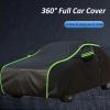 Waterproof All-Weather Car Cover Compatible with Lexus NX350 2022-2024 Windproof,UV-Resistant,Dustproof with Zipper Door & Reflective Strips,Custom Fit Cover view 4