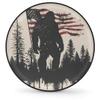 Spare Tire Cover Wheel Protector Flag Bigfoot American Soldier Waterproof Dust-Proof Wheel Covers Universal Wheel Tire Protectors for Cars,Travel Trailer RV,Truck, SUV, Camper 16" view 1