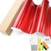 Super Gloss Metallic Soul Red Automotive Vinyl Wrap Car Vehicle Bubble Free Air Release 60"x60" (5FTx5FT) view 1