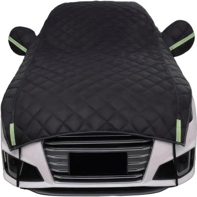 Hail Protector Car Cover for Toyota Highlander 2007-2024, 4-Layer Thickened Cotton Car Cover Outdoor Waterproof Sun Rain Snow Hail Protection