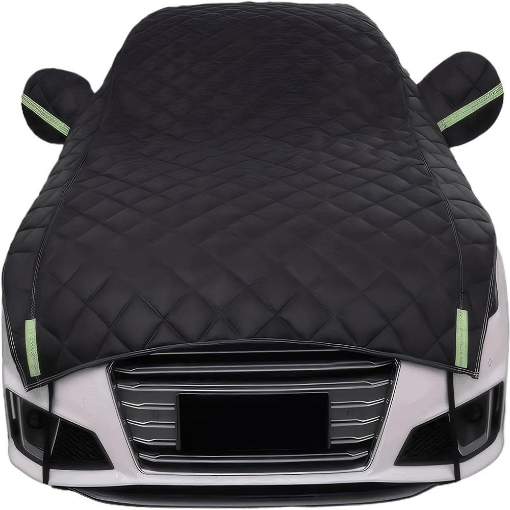 Hail Protector Car Cover for Toyota Highlander 2007-2024, 4-Layer Thickened Cotton Car Cover Outdoor Waterproof Sun Rain Snow Hail Protection