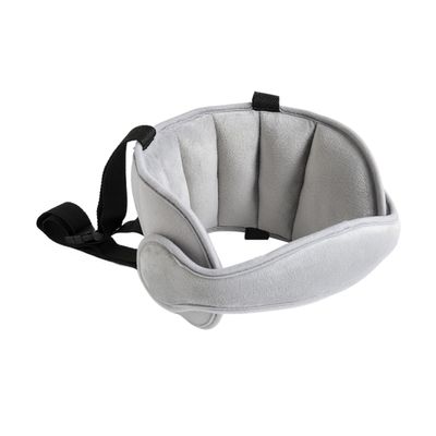 KHGUZ Car Seat Head Support, Baby Adjustable Breathable Neck Relief Head Holder Strap Headrest Band, Comfortable Automotive Travel Safety Sleeping Accessories, Universal for Truck, SUV, RV (Gray)