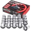 OTUAYAUTO M12x1.5 Lug Nuts - Replacement for 1982-2014 Honda Accord, 1980-2021 Civic, 2016-2023 HR-V, 2013-2015 Acura ILX, Radius Ball Seat with Washer, 20PCS Chrome OEM Factory Style Lug Nut view 1