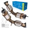 PHILTOP High Flow 644029 644030 Catalytic Converter Kit for 08-13 G37 3.7L, 03-08 G35 3.5L, 03-09 350Z 3.5L, 14-15 Q50/Q60 3.7L, 03-12 FX35 3.5L, 2009-2020 370Z 3.7L, 2006-2010 M35 3.5L(EPA Compliant) view 1