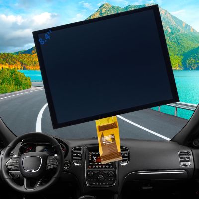 TsuperU 8.4" Uconnect LCD Touch Screen Replacement LA084X01 Digitizer, Touchscreen for Dodge Charger Durango Jeep Cherokee Compass Wrangler Ram Chrysler Radio 4C UAQ Monitor Navigation System