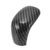 TUCKBOLD ABS Gear Shift Knob Button Cover for Nissan Sentra Altima 2020-2024 for Versa Sedan 2020-2024 for Nissan Kicks 2018-2024 Carbon Fiber Black view 1