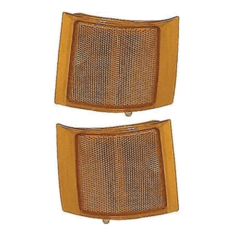 AUTOVIP 2pcs Front Upper Lower Left Driver and Right Passenger Side Signal Light Corner Parking Turn Lamp Set Pair nan