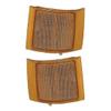 AUTOVIP 2pcs Front Upper Lower Left Driver and Right Passenger Side Signal Light Corner Parking Turn Lamp Set Pair nan view 1