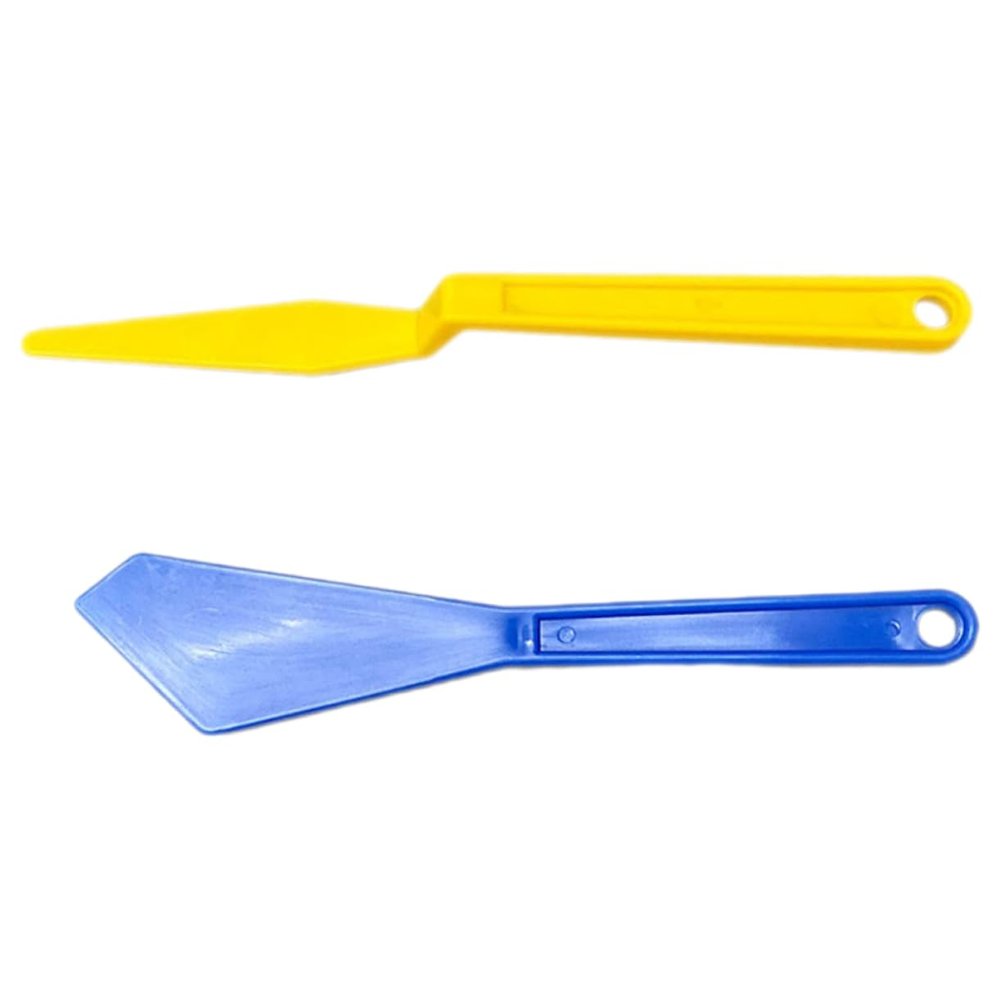 SOLUSTRE 2pcs Long Handle Car Door Squeegee Chisel Scraper Kit Vinyl Wrap Tint Film Tools