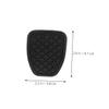 GRIRIW 4pcs Heavy Duty Clutch Brake Pedal Pad Covers Rubber Material Easy Install view 2