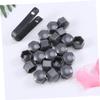 LIFKOME Grey Lug Nut Covers with Clips Hexagonal Wheel Bolt Protection Caps for and Durable Easy Fit and Corrosion Resistant view 3