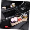 TOPPERFUN Car Seat Gap Filler Catcher Organizer Driver Side Pocket Storage Case USB Charger Cup Holder view 2