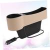 TOPPERFUN Car Seat Gap Filler Catcher Organizer Driver Side Pocket Storage Case USB Charger Cup Holder view 4