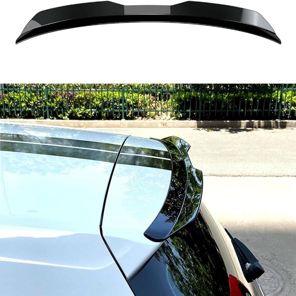 ZBJJOJML Rear Trunk Spoiler Wing for Subaru XV Crosstrek I 2013 2014 2015 2016 2017, Car Rear Roof Spoiler Tail Wing Body Kit, Car Accessories,Bright Black