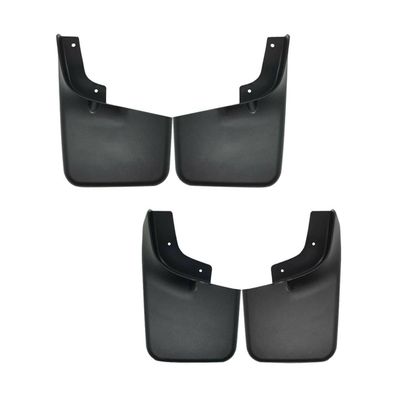 JADEKEEI 4pcs Flaps/Splash Guards/Mudguards Front Rear Lower Side Black Tpo Flexible Plastics for Ford for F150 2004-2014 Will Not Clear The Power Deployable Running Boards FL3Z-16A550-C