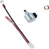 FYNORA-REVIXO AM128242 Fuel Shut Off Solenoid Valve for John Deere Carb STX38 LX255 view 1