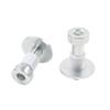 Cnaloo12 38420 2Pcs Striker Bolt Door Latch For Buick Electra 1971-1976 Steel Silver view 3