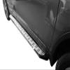 2 PCS Fits for H Pilot 2022 2023 2024 2025 Running Boards Silver Nerf Bar 5.28-inch Side Steps view 3