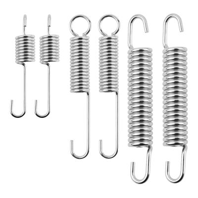 6PCS Motorcycle Kickstand Springs,Antirust Stand Side Kickstand Spring Replacement for Enhanced Stabilizing Support,3 Size Motorcycle Parts of Bike Kickstand Springs