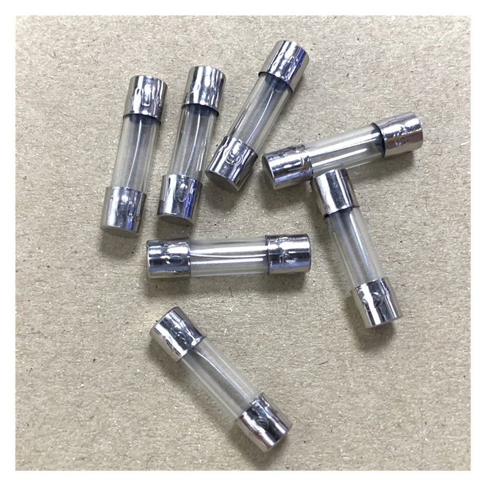 RZQUAL Fuse 10 Piece/Charge Glass Tube Fuse Backup 5x20 6x30mm 250 V 0.2A 0.5A 1A 2A 3A 4A 5A 6A 8A 10A 12A 15A 20A 30A Fuse(6x30,4A)