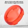 GRCFUMO 4Pcs 6cm Motorcycle Turn Signal Light Lens Cover, Anti Scratch Turn Signals Lens Cover, Universal Motorbike Accessories for Most Motorcycle (Red) view 4