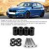 Keenso Hood Vent Spacer, Rugged Design, Riser Kit, Clean Finish, for Oversized Engine Swaps, Improved Cooling and Airflow, Black view 2