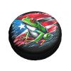 Puerto Rico Flag Frog Windproof Spare Tire Cover Truck SUV Wheel Protector 15in view 4