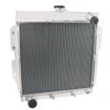 YUFUQIDA 4 Row Core All Aluminum CU5557 Radiator Assembly Compatible with 1955-1957 1956 Ford Thunderbird T-Bird Y-Block, 4.4L 4.8L 5.1L V8 Engine view 3