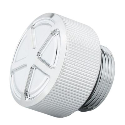 Bacar 1 Pc Oil Filler Cup Oil Filler Caps Screw Parts Chrome Aluminum alloy for Yamaha FZX750 86+