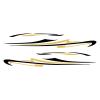 Montesy General Motorhomes Side Stripes Sticker Car Body Decoration Waterproof Vinyls Decal Stickers for Caravans Campers Pickup view 1