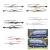 Montesy General Motorhomes Side Stripes Sticker Car Body Decoration Waterproof Vinyls Decal Stickers for Caravans Campers Pickup view 2