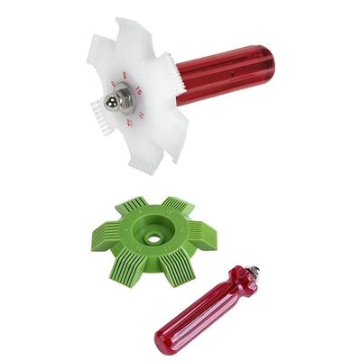 CHJMGMD Auto Parts Car Automotive Refrigeration A/C Condenser Radiator Evaporator Fin Straightener Comb Rake Cleaner Tool White Strong and Durable