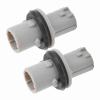 2PCS Side Marker Lamp Sockets, ABS Headlight Marker Light Sockets Headlamp Light Bulb Holders for Car Replace Repair Easy to Install view 1