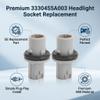 2PCS Side Marker Lamp Sockets, ABS Headlight Marker Light Sockets Headlamp Light Bulb Holders for Car Replace Repair Easy to Install view 4