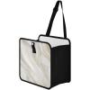 Eyanle Car Trash Can Car Organizer Car Garbage Can with Adjustable Strap for Back Front Seat Console Waterproof Leakproof Collapsible Portable 8.66 Inch Marble White Gold view 3