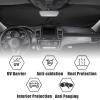 Funny Skull Beach Car Windshield Sun Shade Foldable Sunshade Front Window Cover Sun Visor Protector Accessories (59x27.5 inches) view 4
