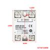 1 Pcs 50A Solid State Relay, Single Phase Semi-Conductor Module SSR-50DA, Direct Current Controls Alternating Current, Input 3~32VDC to Output 24-380VAC for Temperature Controller view 2
